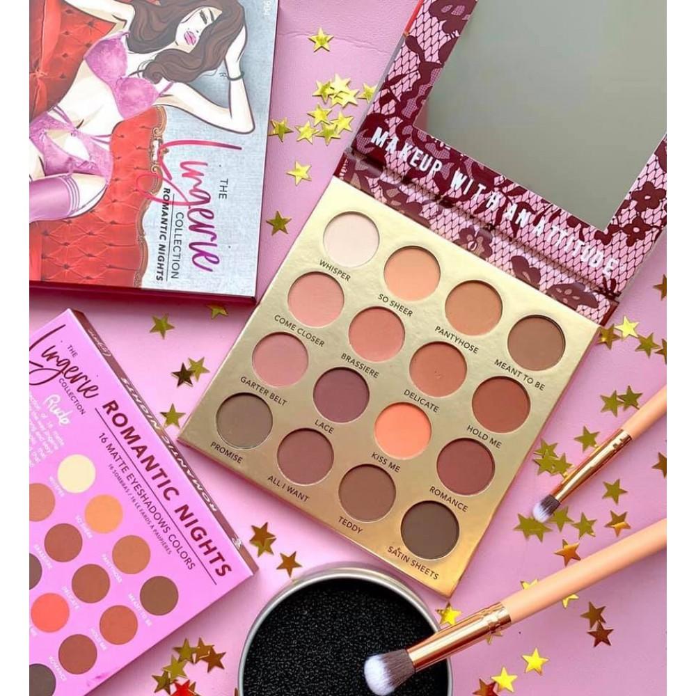Lingerie Collection 16 Matte Eyeshadow Palette Romantic Nights