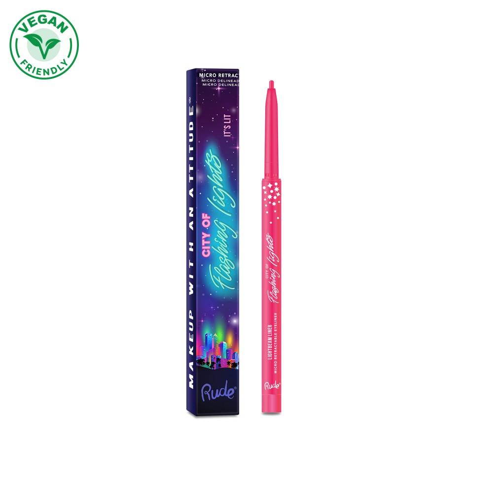City of flashing lights Micro Retractable liner