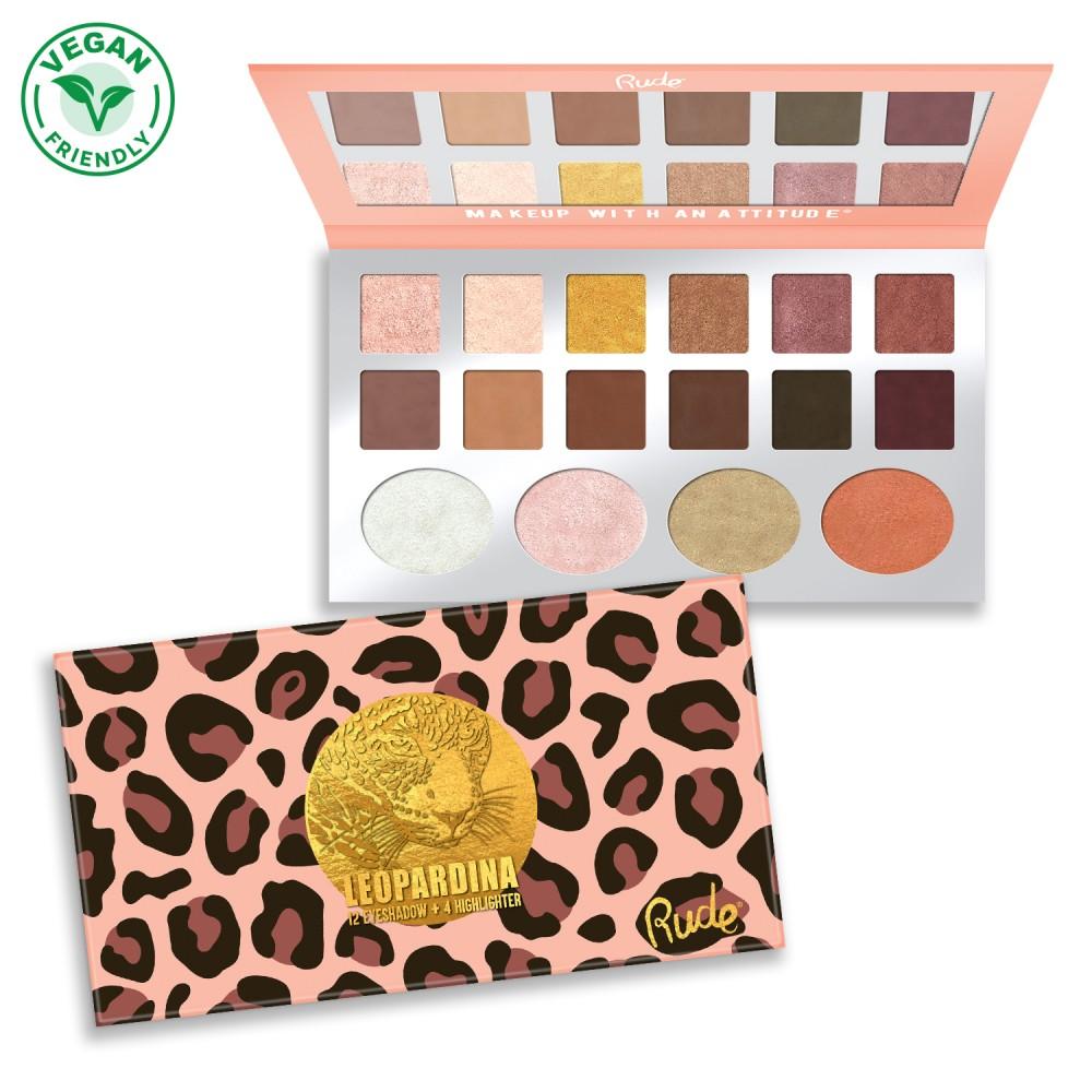 Leopardina 12 Eyeshadow + 4 Highlighter
