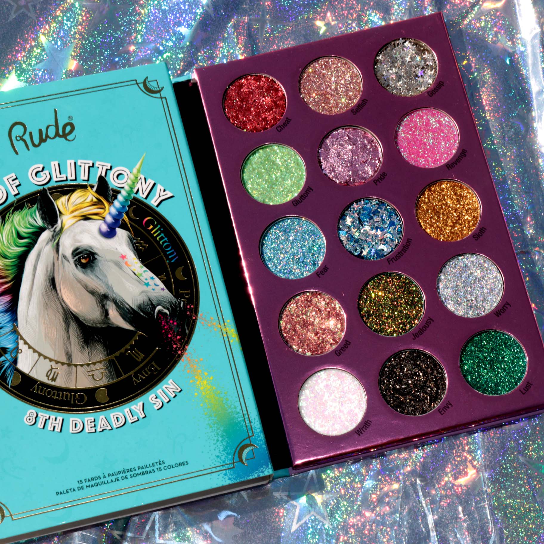 Sin of Glittony Glitter 15 Eyeshadow Palette