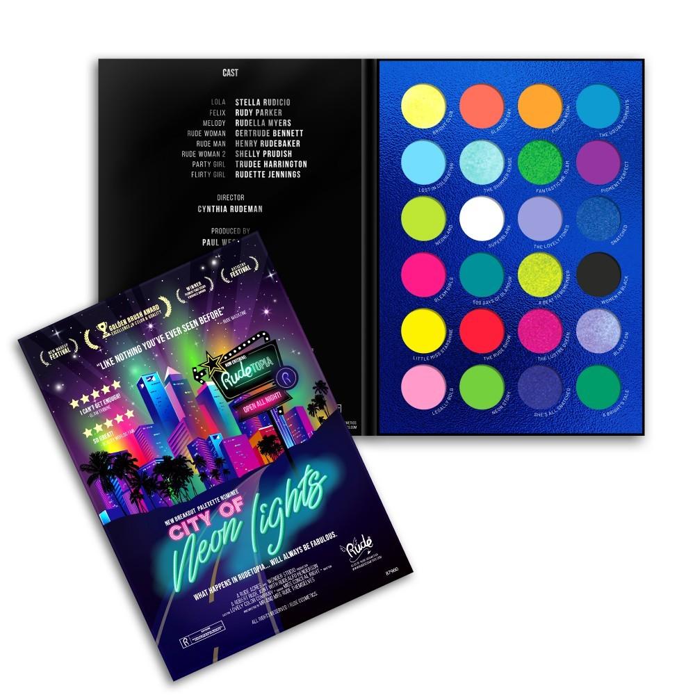 City of Neon Lights 24 Vibrant Pigment & Eyeshadow