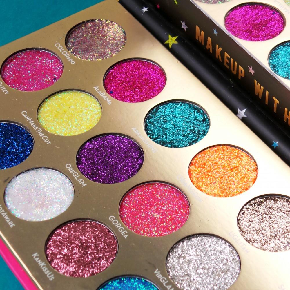 United Shades of Glitter 21 Pressed Glitter Palette